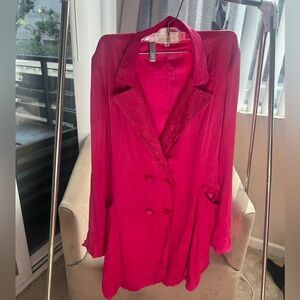 pink tuxedo jacket dress Brenda Knight x free people